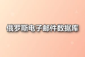 俄罗斯电子邮件数据库