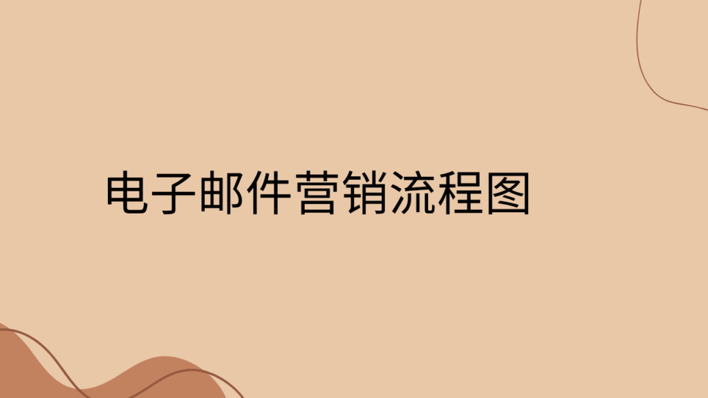 电子邮件营销流程图